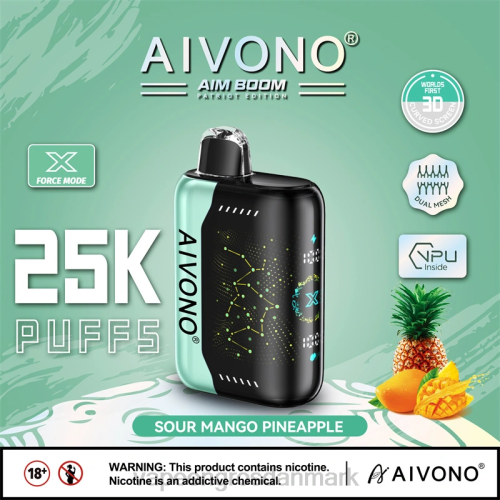 Vape Wholesale Danmark - Aivono AIM BOOM 25.000 syrlig mango ananas 2646351