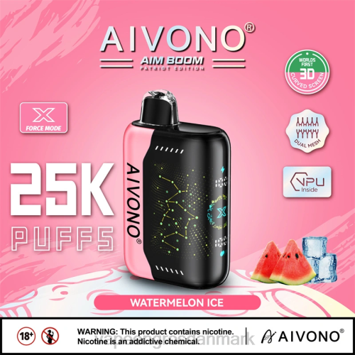 Vape Wholesale København - Aivono AIM BOOM 25.000 vandmelon is 2646353