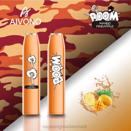 E-Væske Med Frugtsmag Og Nikotin - Aivono AIM BOOM 600 mango ananas 2646360