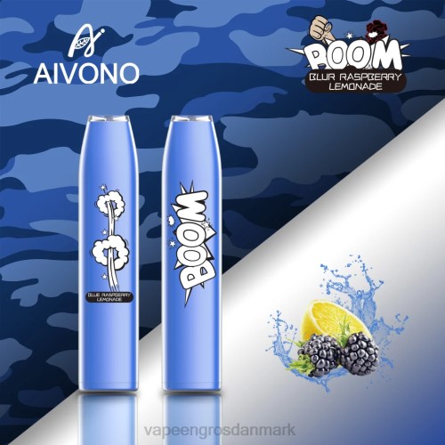 Vape Shops In Denmark - Aivono AIM BOOM 600 blå hindbær limonade 2646355