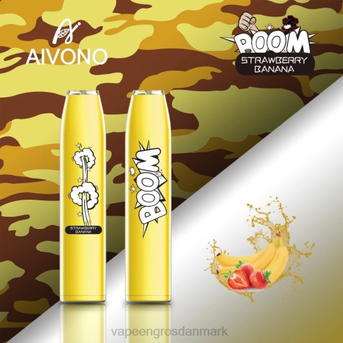 Vape Wholesale København - Aivono AIM BOOM 600 jordbær banan 2646363