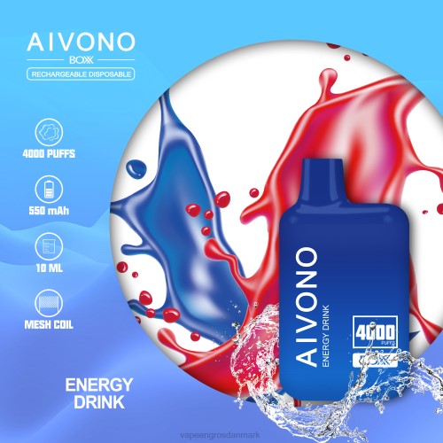 Vape Shops In Denmark - Aivono AIM BOXX 4000 energidrik 2646225