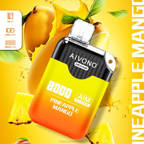 E Væske Aalborg - Aivono AIM CLEAR 8000 ananas mango 2646209