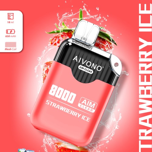 Vape Shops In Denmark - Aivono AIM CLEAR 8000 jordbæris 2646205
