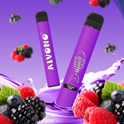 Vape Shops In Denmark - Aivono AIM FISHBONE 600 blandet bær 2646285