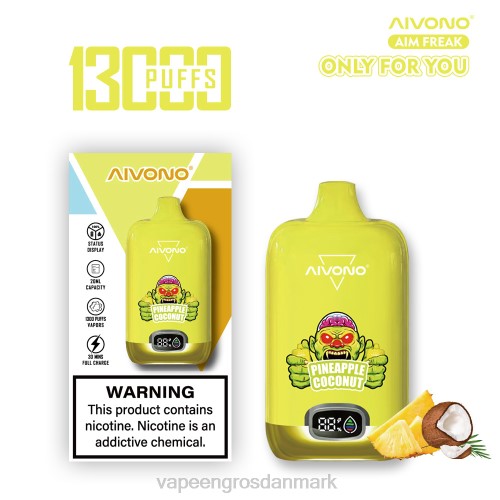 E Væske Med Nikotin - Aivono AIM FREAK 13000 ananas kokos 2646248