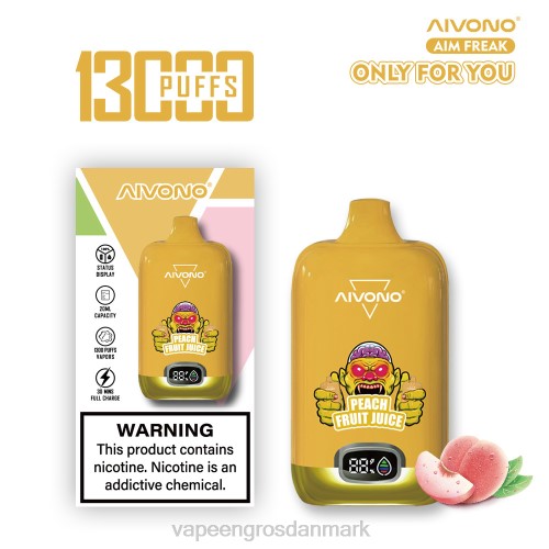 Vape Shops In Denmark - Aivono AIM FREAK 13000 fersken frugtjuice 2646245