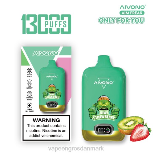 Vape Wholesale Helsingør - Aivono AIM FREAK 13000 kiwi jordbær 2646246