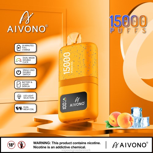 E Væske Aalborg - Aivono AIM magic 15.000 fersken is 264659