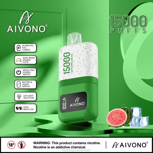 E-Væske Med Frugtsmag Og Nikotin - Aivono AIM magic 15.000 vandmelon is 264670