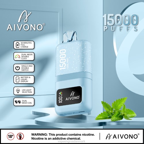 Vape Engros Danmark - Aivono AIM magic 15.000 kølig mynte 264662