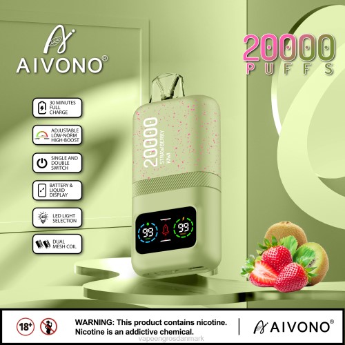 Vape Wholesale Danmark - Aivono AIM magic 20.000 jordbær kiwi 264681