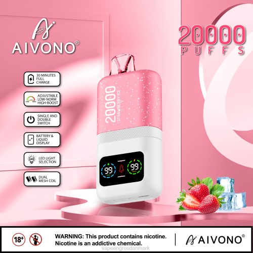 Vape Wholesale In Denmark - Aivono AIM magic 20.000 jordbæris 264674