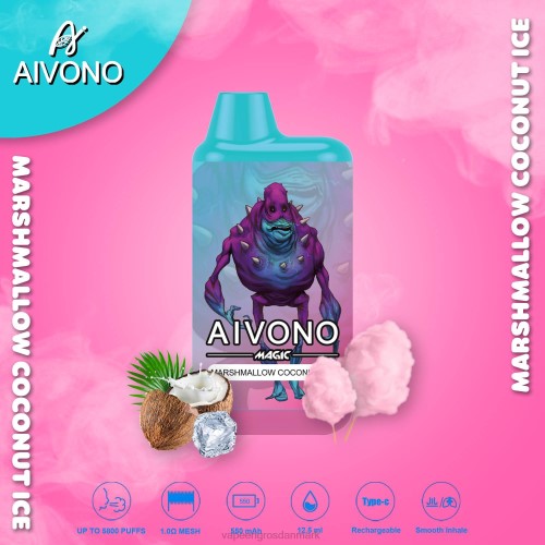 Vape Shops In Denmark - Aivono AIM MAGIC 5800 mouth box cigaret skumfidus kokos is 264695
