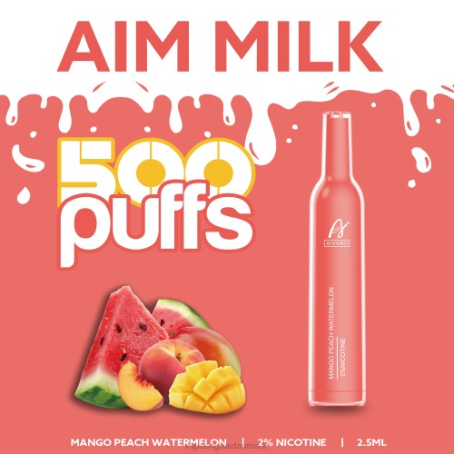 E Væske Med Nikotin - Aivono AIM MILK 500 mango fersken vandmelon 2646268