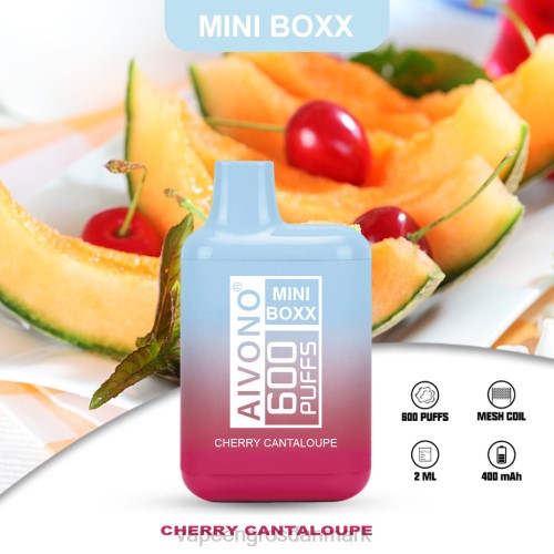 E Væske Aalborg - Aivono AIM MINI BOXX 600 kirsebær cantaloupe 2646239