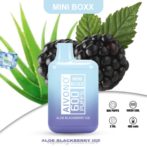 E-Væske Med Frugtsmag Og Nikotin - Aivono AIM MINI BOXX 600 aloe nuværende is 2646240