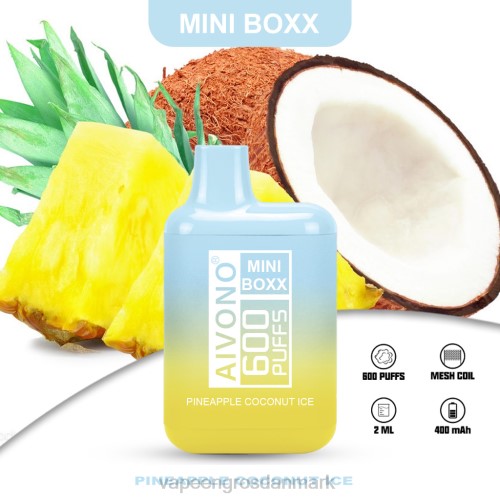 E Væske Med Nikotin - Aivono AIM MINI BOXX 600 ananas kokos is 2646238