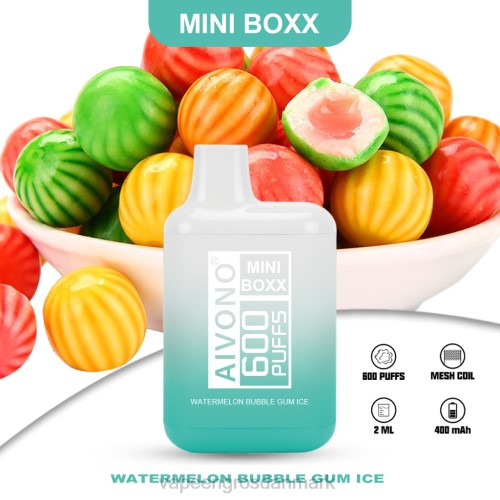 Vape Shops In Denmark - Aivono AIM MINI BOXX 600 vandmelon tyggegummi is 2646235