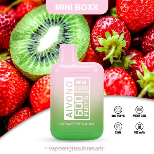 Vape Wholesale In Denmark - Aivono AIM MINI BOXX 600 jordbær kiwi is 2646234