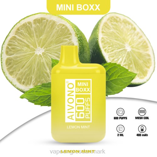 Vape Wholesale København - Aivono AIM MINI BOXX 600 citronmynte 2646233