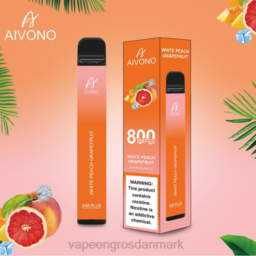E Væske Aalborg - Aivono AIM PLUS 800 hvid fersken grapefrugt 2646199