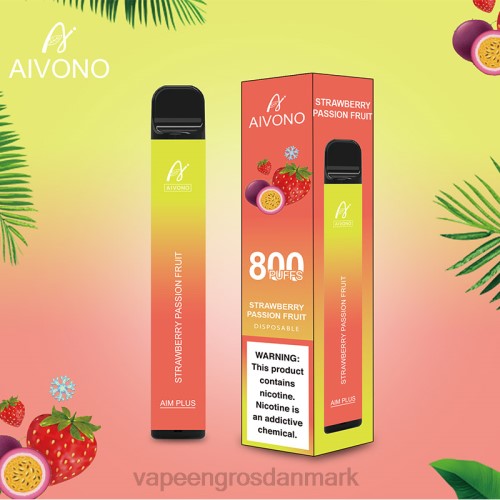 Vape Shops In Denmark - Aivono AIM PLUS 800 jordbær passionsfrugt 2646195