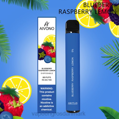 Vape Wholesale København - Aivono AIM PLUS 800 blåbær hindbær citron 2646173
