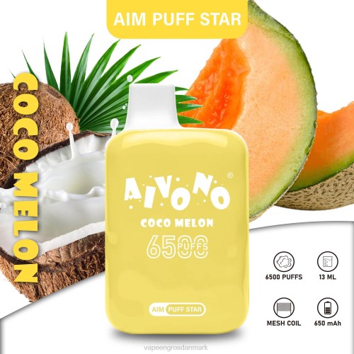E Væske Med Smag - Aivono AIM PUFF STAR 6500 cocomelon 2646297