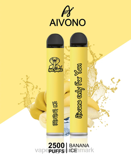 E Væske Med Nikotin - Aivono AIM SNAKE 2500 bananis 2646298