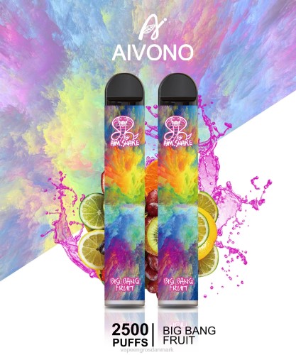 Vape Engros Danmark - Aivono AIM SNAKE 2500 big bang frugt 2646322