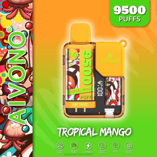 E Væske Aalborg - Aivono AIM TANK 9500 tropisk mango 264639