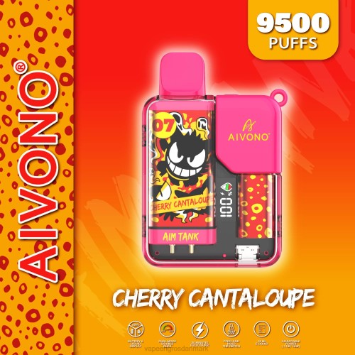 Vape Shops In Denmark - Aivono AIM TANK 9500 kirsebær cantaloupe 264645