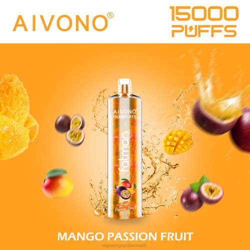 E Væske Aalborg - Aivono FATMAN 15.000 mango passionsfrugt 264619