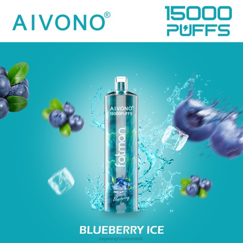 Vape Wholesale In Denmark - Aivono FATMAN 15.000 blåbæris 264614
