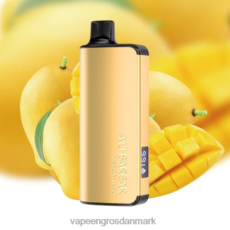 E Væske Med Nikotin - Alibarbar Ingot 20000 engangs vape mango magi 2NZN848