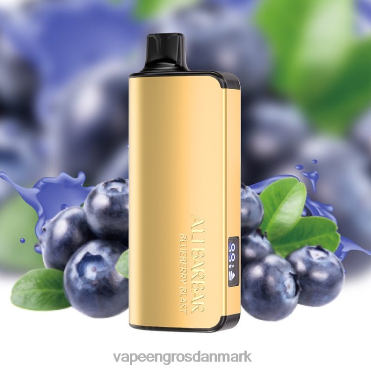 Vape Wholesale Danmark - Alibarbar Ingot 20000 engangs vape blåbærsprængning 2NZN831