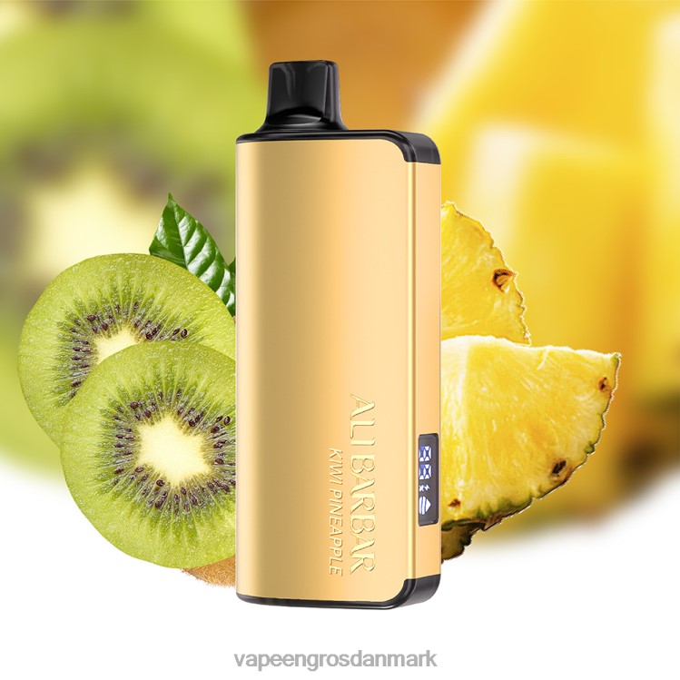 Vape Wholesale Danmark - Alibarbar Ingot 9000 engangs vape kiwi ananas 2NZN821