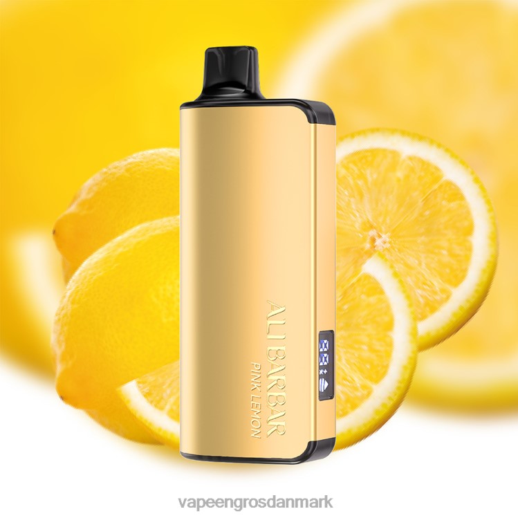 Vape Wholesale København - Alibarbar Ingot 9000 engangs vape lyserød citron 2NZN823