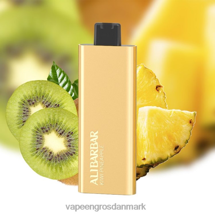 E Væske Med Smag - Alibarbar Pandora 7000 engangsvape kiwi ananas 2NZN857