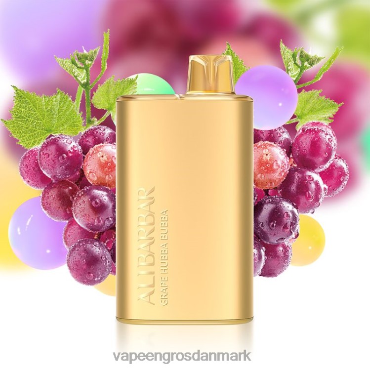 Vape Wholesale Helsingør - Alibarbar Rich 8000 engangsvape drue hubba bubba 2NZN86