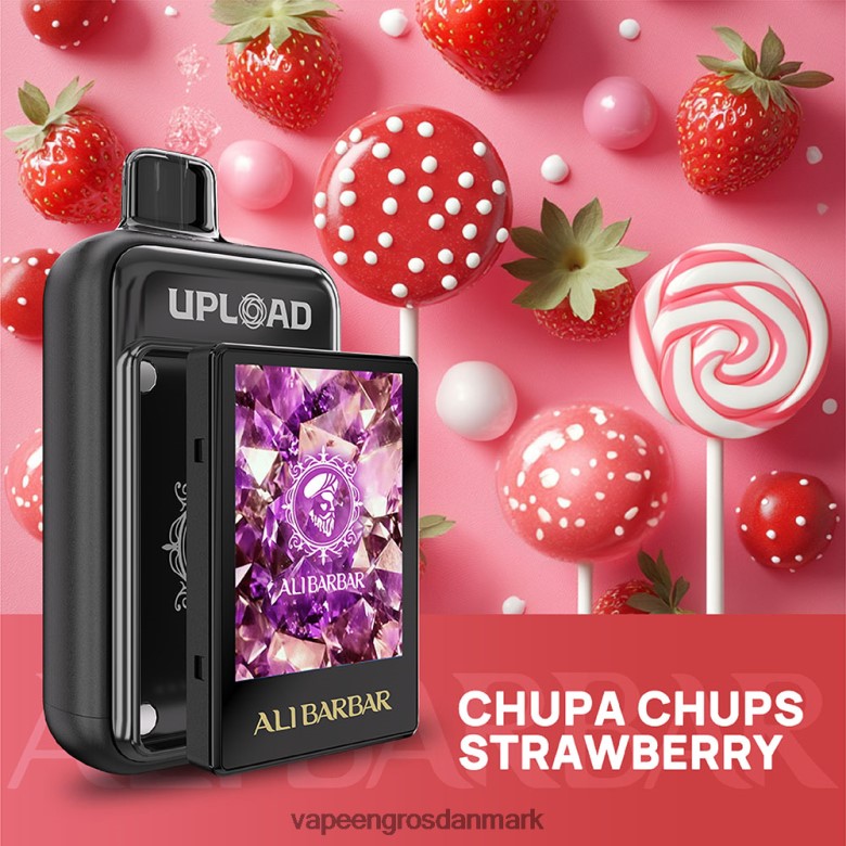 Vape Wholesale Danmark - Alibarbar upload D224HN114 chupa chups jordbær