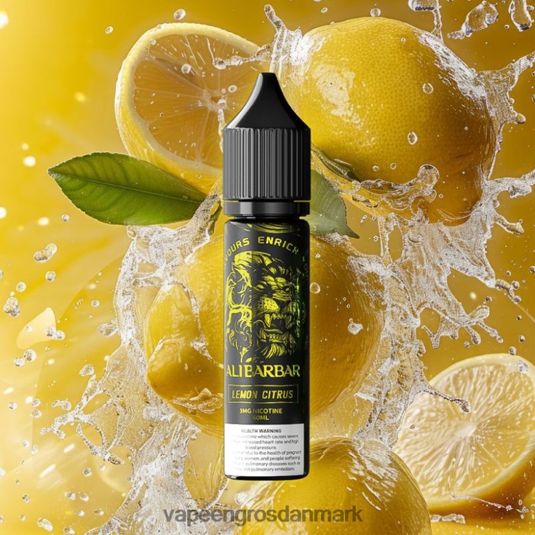 Vape Shops In Denmark - Alibarbar vandpibe onyx dock D224HN108 citron citrus