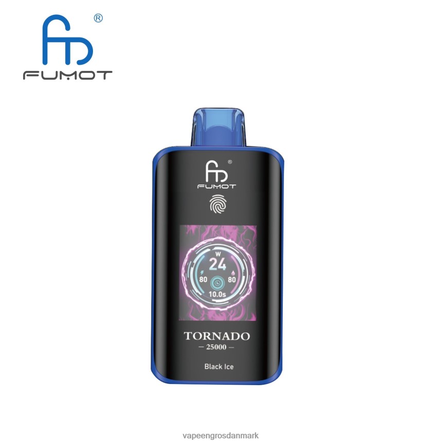 Vape Engros Danmark - Fumot Tornado 25000 engangs vape sort is 480V682