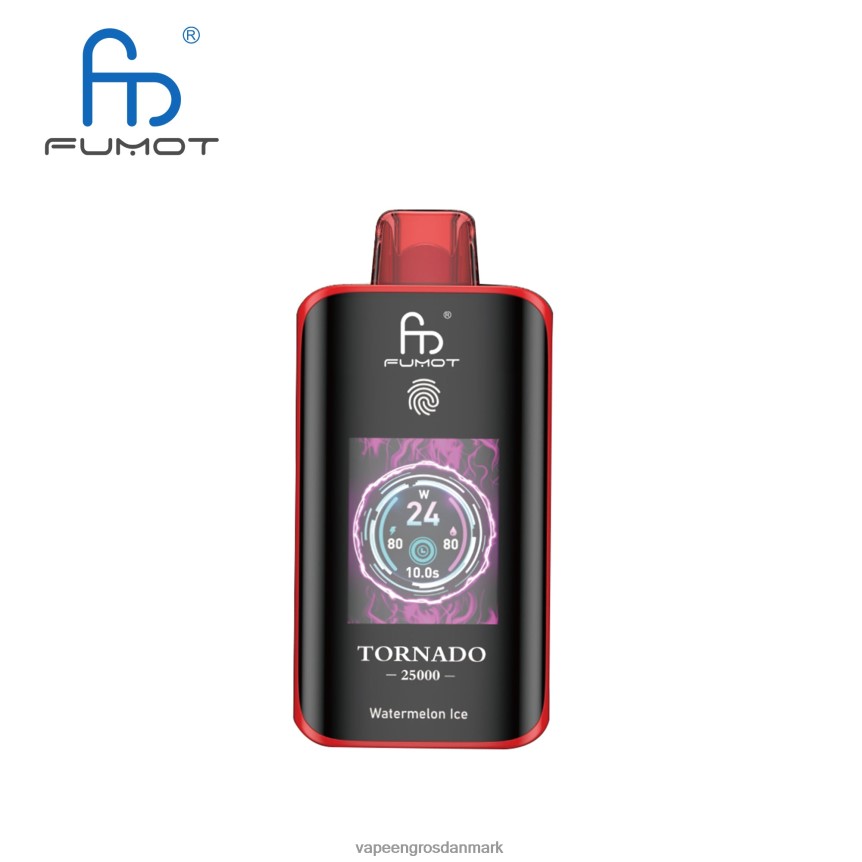 Vape Engros Danmark - Fumot Tornado 25000 engangs vape vandmelon is 480V6812