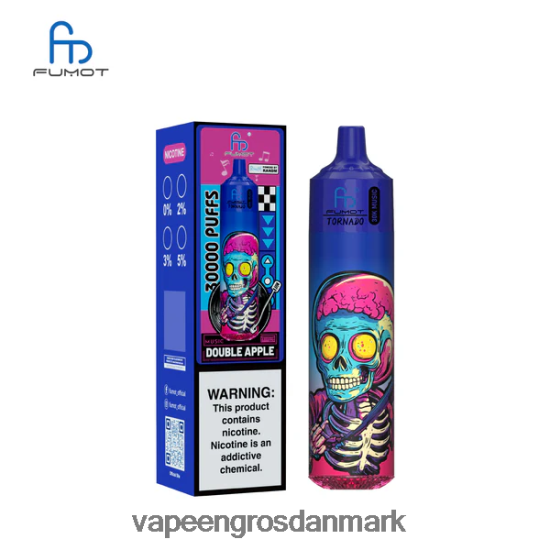 Vape Wholesale Danmark - Fumot Tornado 30k musik dobbelt æble 64N0D411