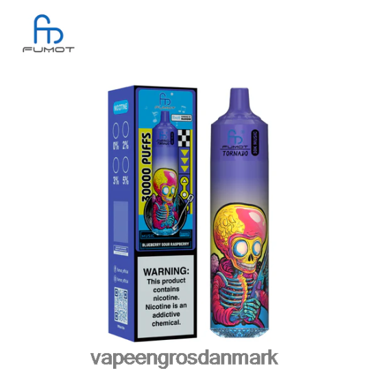 Vape Wholesale Helsingør - Fumot Tornado 30k musik blåbær sur hindbær 64N0D46
