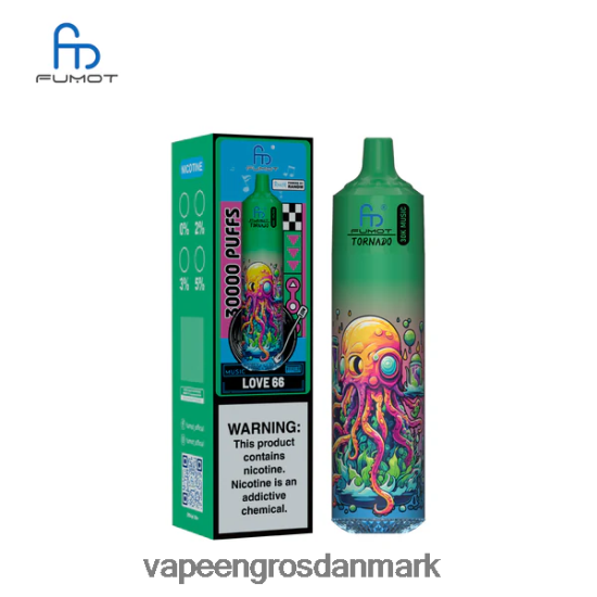 Vape Wholesale Helsingør - Fumot Tornado 30k musik kærlighed 66 64N0D416