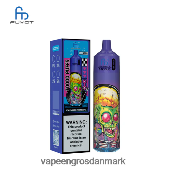 Vape Wholesale In Denmark - Fumot Tornado 30k musik kiwi passionsfrugt guava 64N0D414