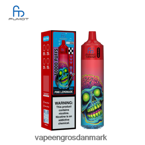 Vape Wholesale København - Fumot Tornado 30k musik lyserød limonade 64N0D423